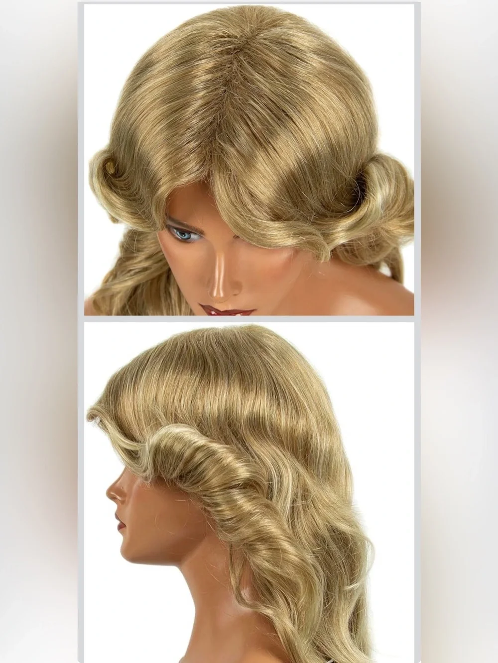 NWT Farrah Fawcett Feathered Blonde 70s Vintage Long Natural Synthetic Wig